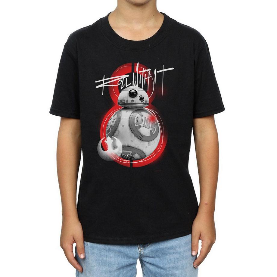 STAR WARS  The Last Jedi Roll With It TShirt 