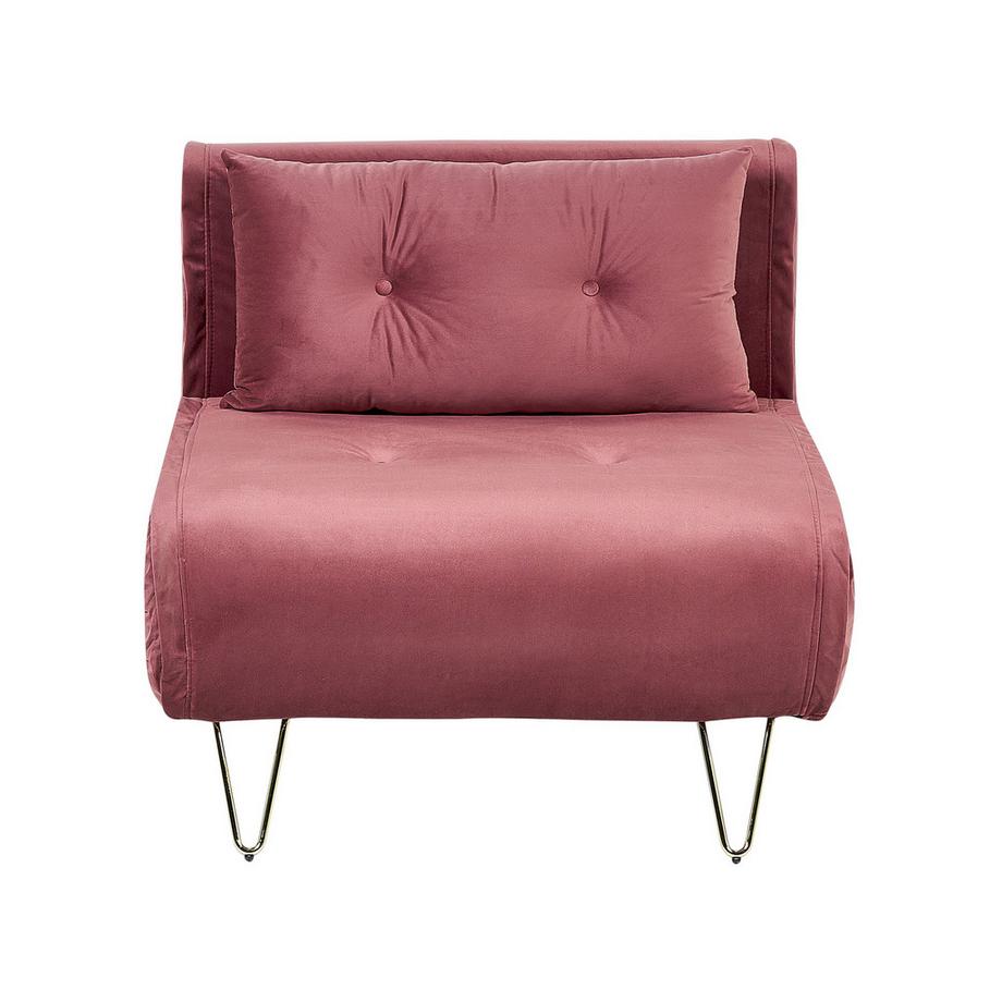 Canapé-lit en Velours Glamour VESTFOLD