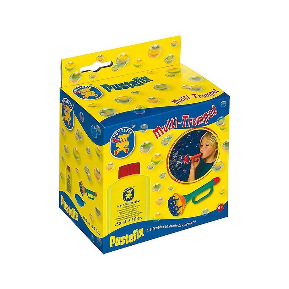 Spielzeug für Draußen Seifenblasen Multi-Bubble-Trompete