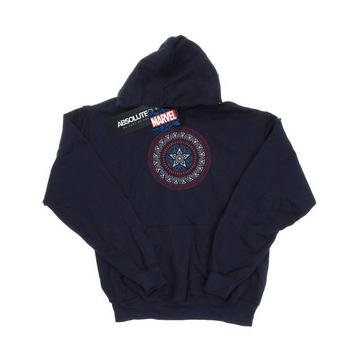 Sweat à capuche CAPTAIN AMERICA ORNAMENTAL SHIELD