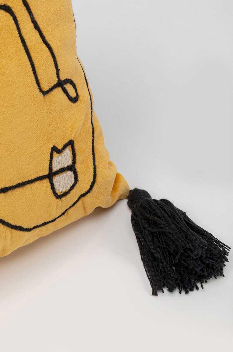 KARE Design Coussin Face Art 60x35  