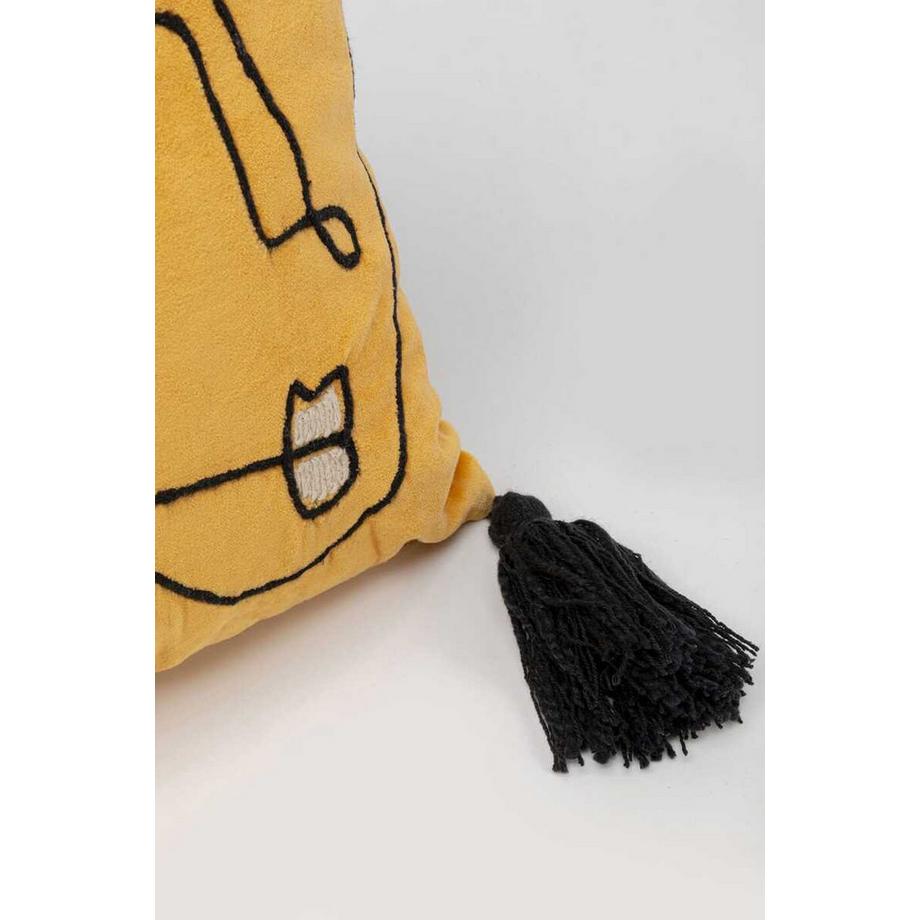 KARE Design Kissen Face Art 60x35  