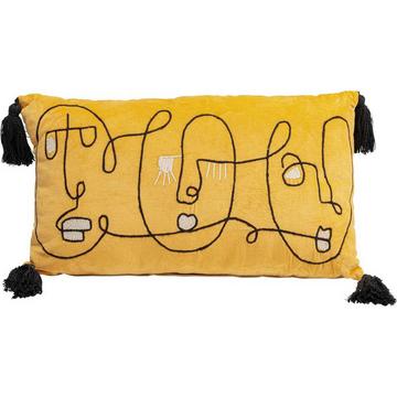 Cuscino Face Art 60x35