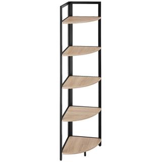 Tectake Étagère d’angle Castlebar 30 x 30 x 150 cm  