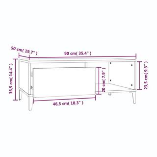 VidaXL Couchtisch holzwerkstoff  