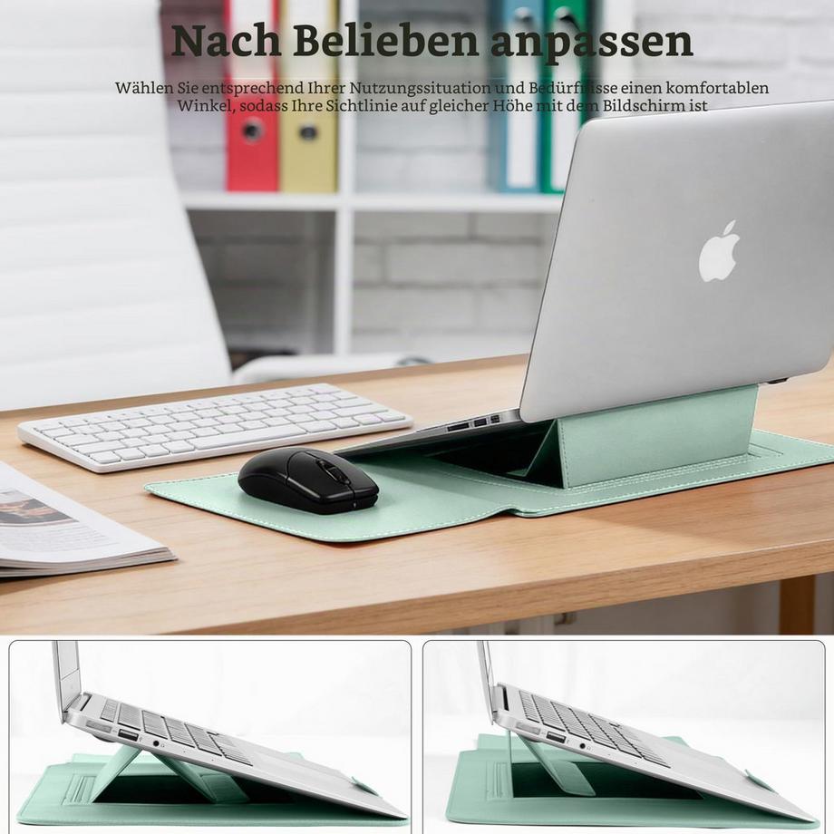 Only-bags.store Fodero multifunzione per laptop con supporto regolabile  