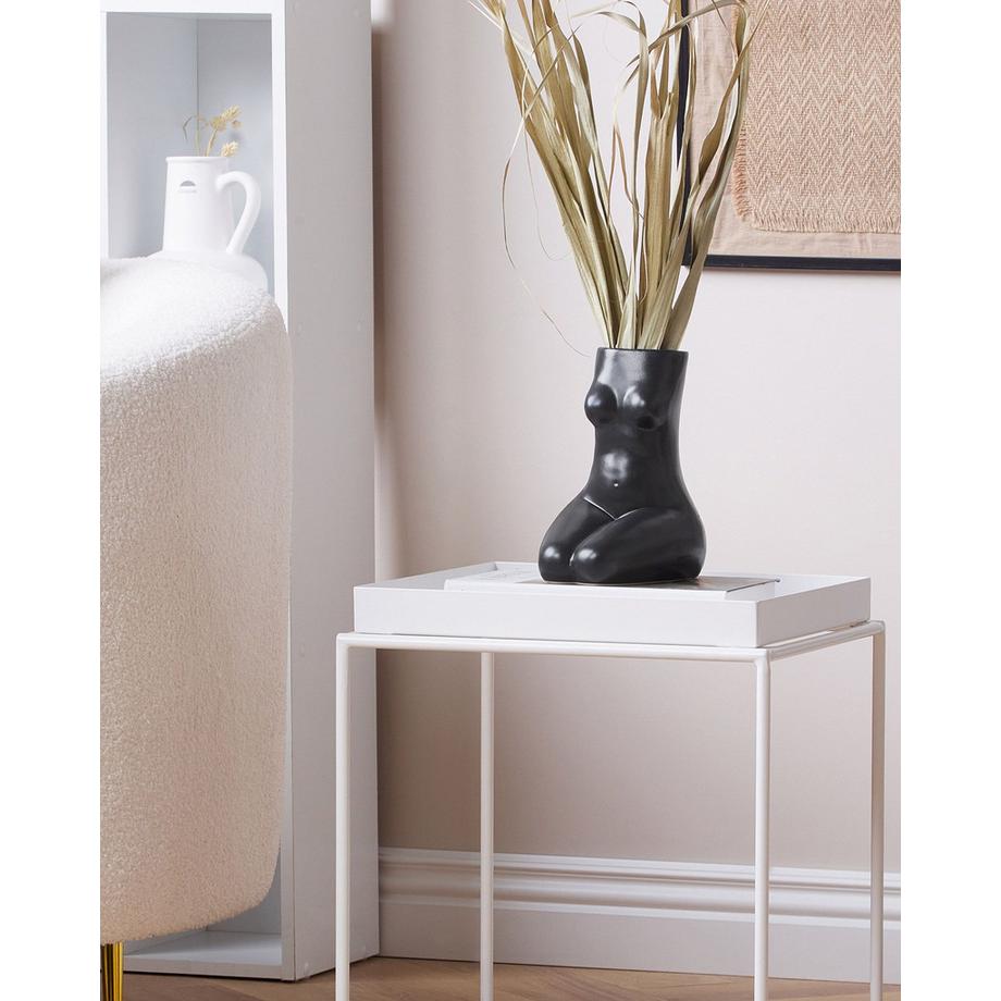 Beliani Vaso da fiori en Porcellana Moderno PYRGOS  