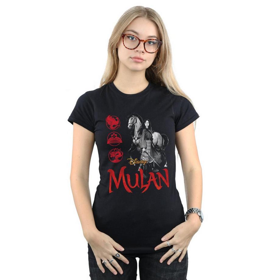 Disney Mulan Grafikdruck T-Shirt  