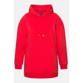 Ulla Popken  Hoodie, Schriftmotiv, Oversized, Kapuze, Langarm 