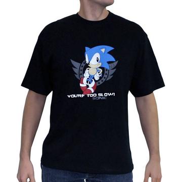 T-shirt - Sonic the Hedgehog - You're too slow