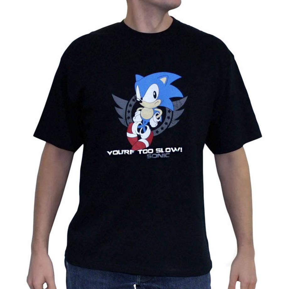 T-shirt - Sonic the Hedgehog - You're too slow L