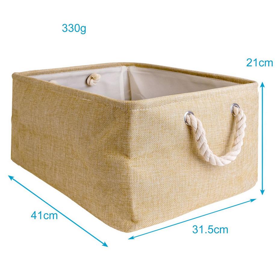 Intirilife Corbeille de rangement Organizer avec anse  