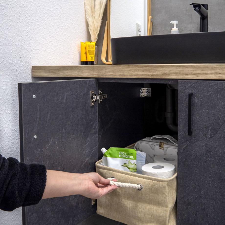 Intirilife Corbeille de rangement Organizer avec anse  