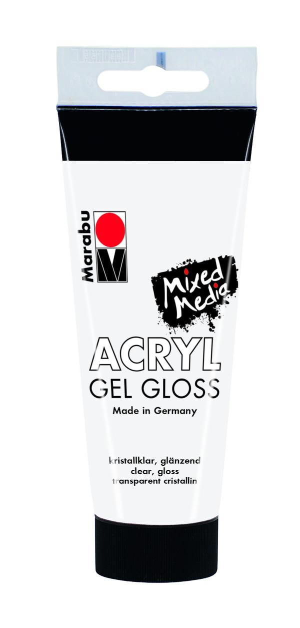 Marabu  Marabu Acryl Gel, Kristallklar 101, 100 ml 