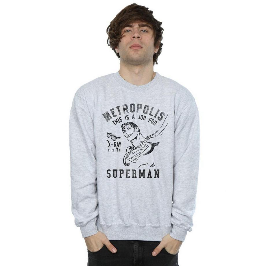 DC COMICS Superman Metropolis This Is A Job For Sweatshirt  