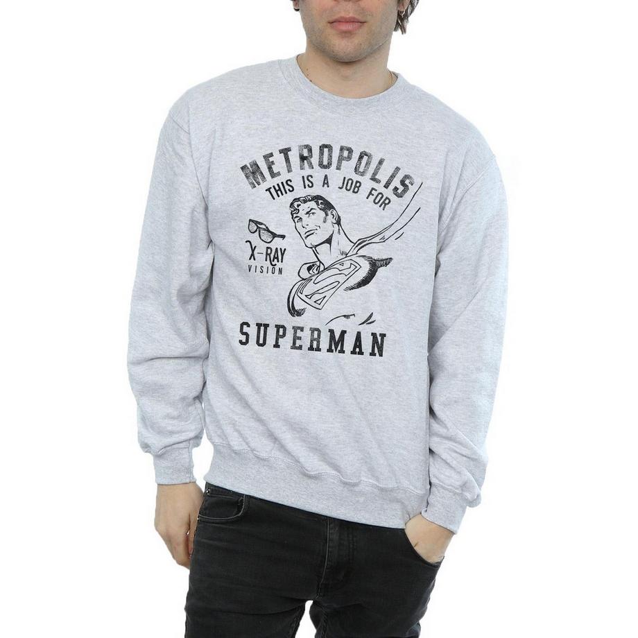 DC COMICS Superman Metropolis This Is A Job For Sweatshirt  