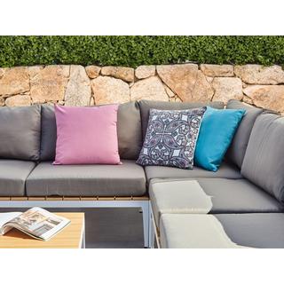 Beliani Gartenkissen 3er Set aus Polyester Modern TIDE  