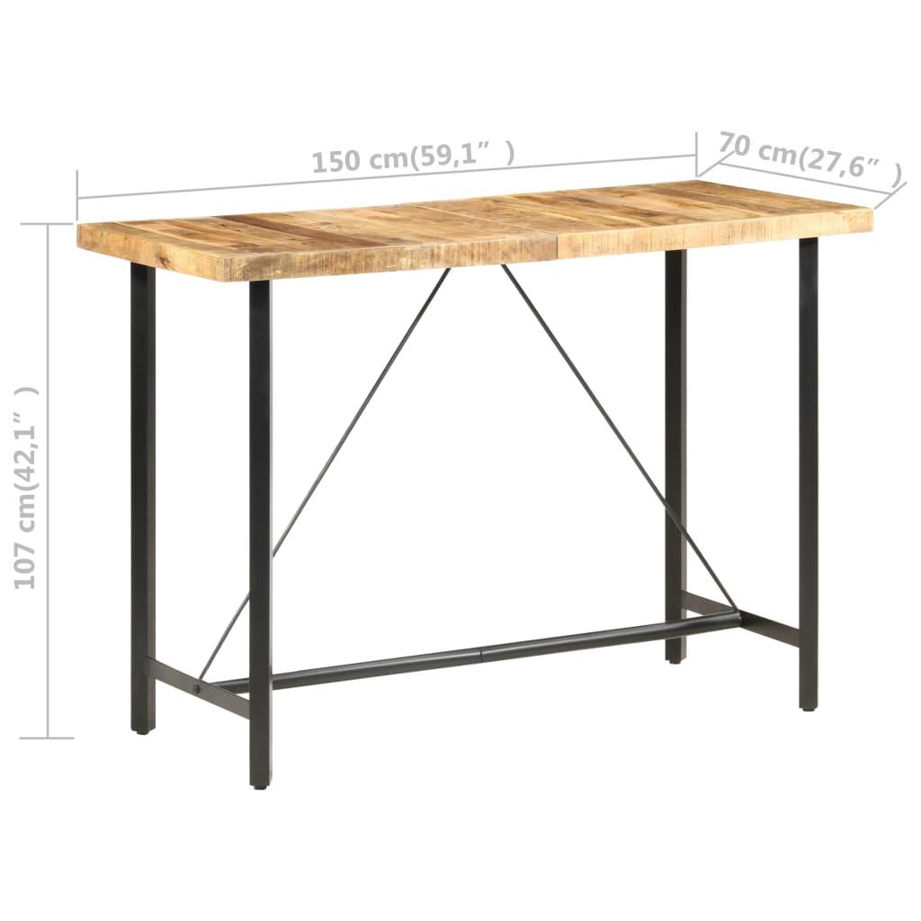 VidaXL Table de bar bois  