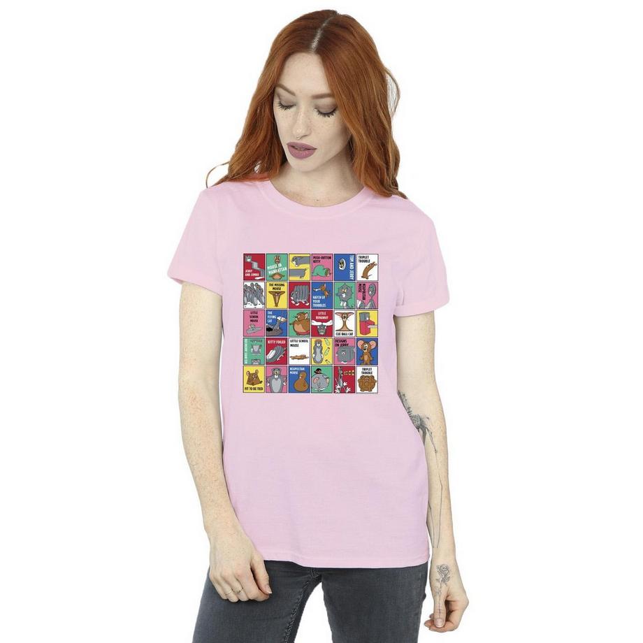 Warner Bros T-Shirt Grid Squares  
