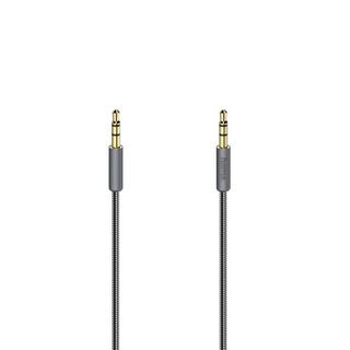 hama  Audio-Kabel "Elite", 3,5-mm-Klinken-St.St., Metall, vergoldet, 0,75 m 