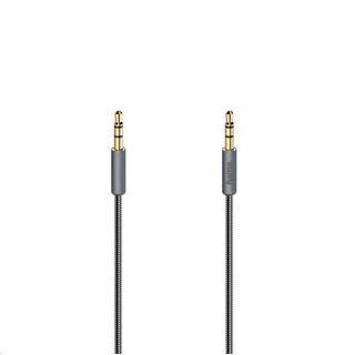 hama  Audio-Kabel "Elite", 3,5-mm-Klinken-St.St., Metall, vergoldet, 0,75 m 