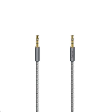 Audio-Kabel "Elite", 3,5-mm-Klinken-St.St., Metall, vergoldet, 0,75 m
