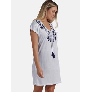 Admas  Chemise de nuit manches courtes Blue And Bleu Mod 