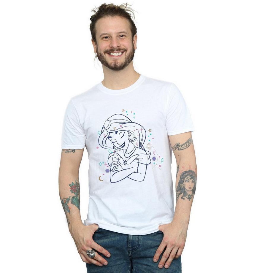 Disney Aladdin Princesse Jasmine T-Shirt Imprimé  
