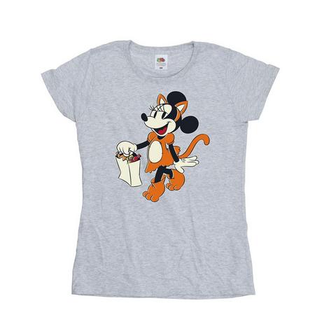 MICKEY MOUSE Cat Trick Or Treat T-Shirt  