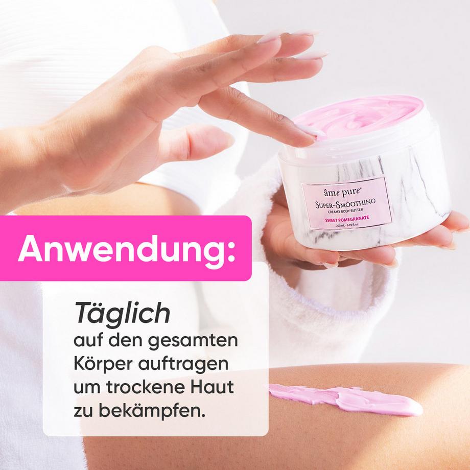 âme pure  Body Butter | Sweet Pomegranate - Feuchtigkeits Körpercreme mit Granatapfelduft 
