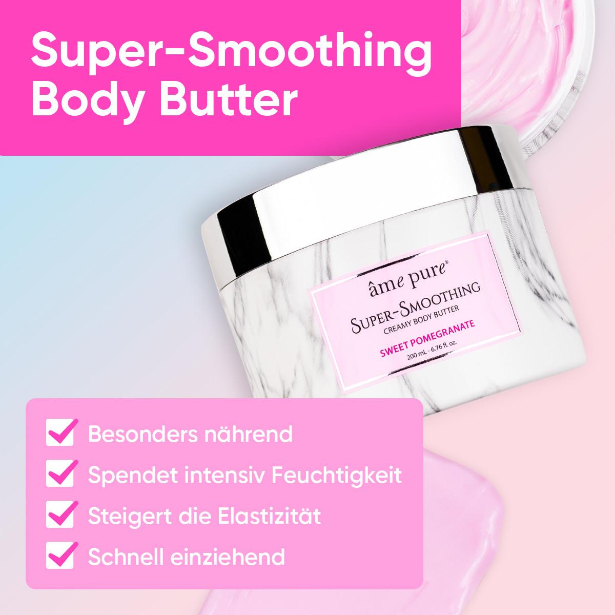 âme pure  Body Butter | Sweet Pomegranate- Crème hydratante pour le corps au parfum de grenade 