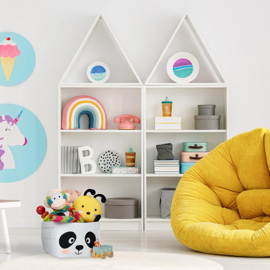 Northix Panier de rangement en feutre avec motifs animaliers  