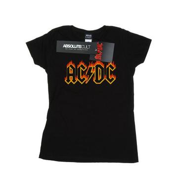 ACDC Flames Logo TShirt