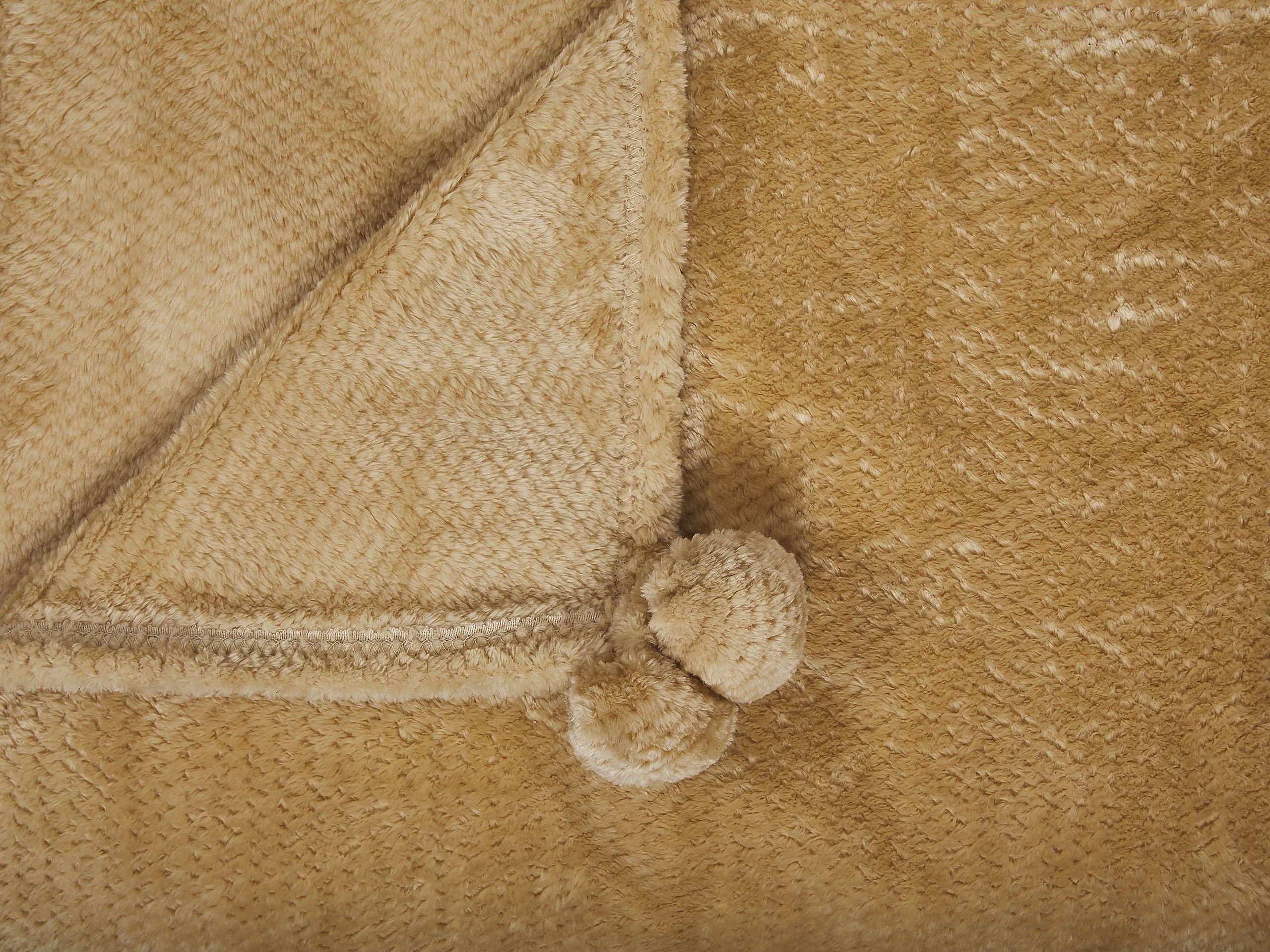 Beliani Moderne Polyester Kuscheldecke  