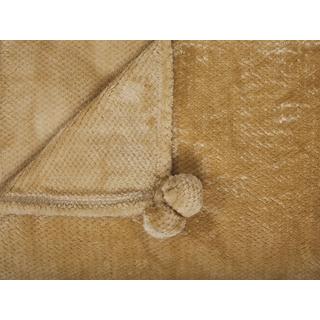Beliani Moderne Polyester Kuscheldecke  