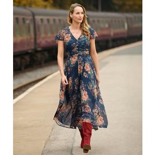 Joe Browns Robe fleurie vintage en georgette  