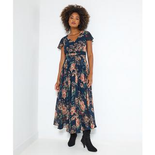 Joe Browns Robe fleurie vintage en georgette  