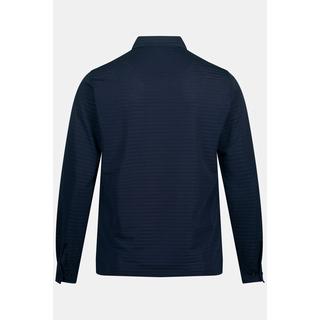 JP1880  Maglia polo con OEKO-TEX, jacquard, maniche lunghe e colletto polo 