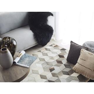 Beliani Teppich aus Kuhfell Glamourös SASON  