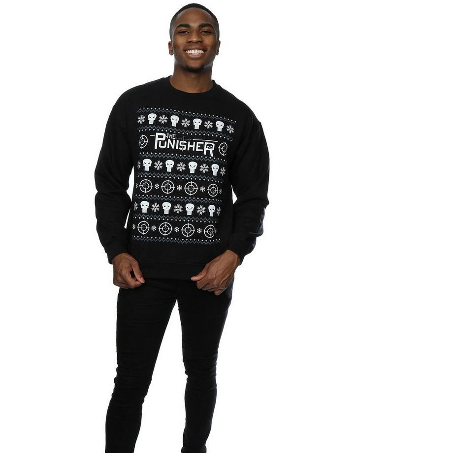 MARVEL The Punisher Ugly Christmas Felpa  