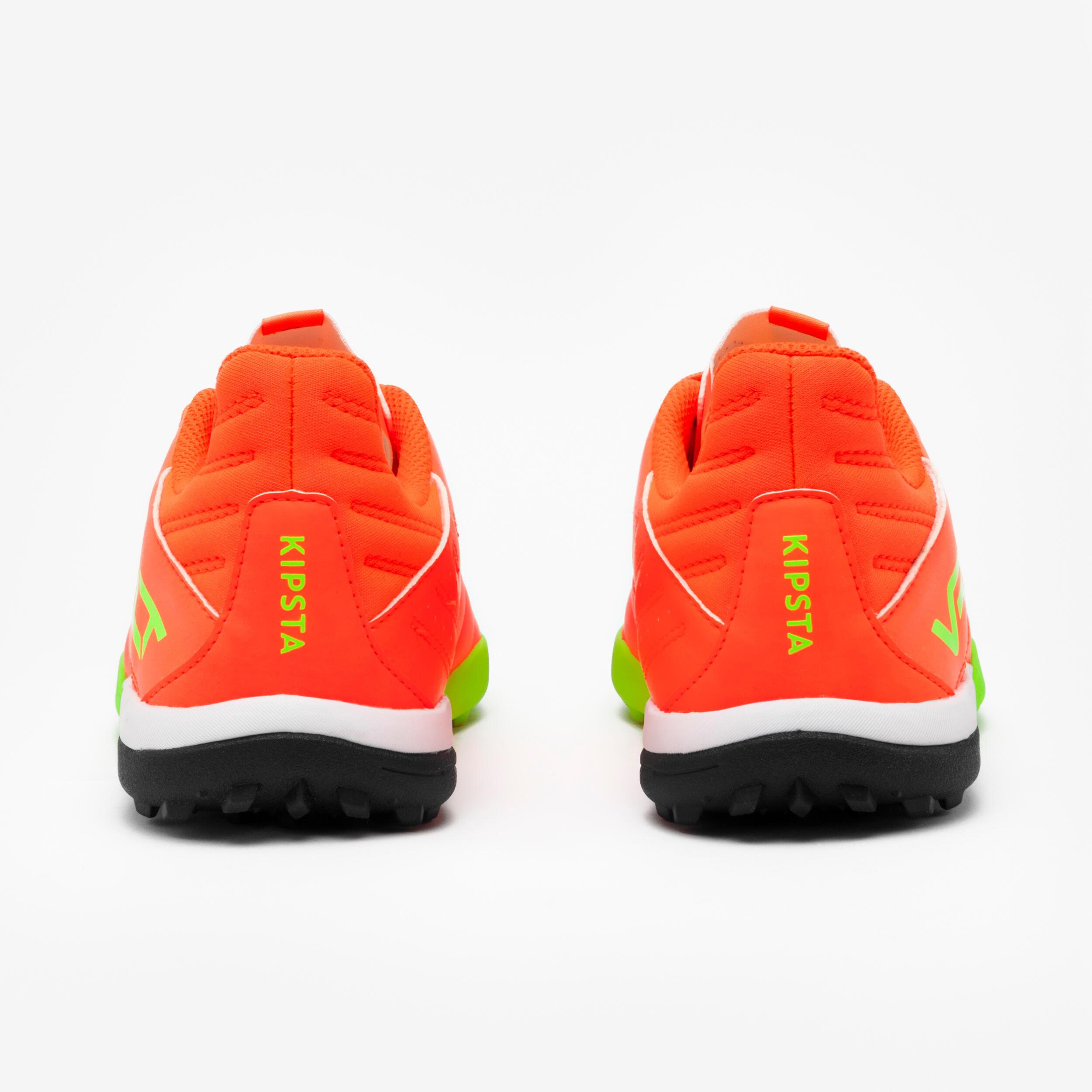 KIPSTA  Scarpe calcio bambino pelle lacci terreno duro 