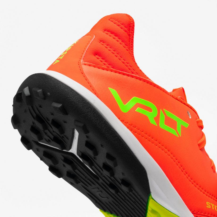 KIPSTA  Scarpe calcio bambino pelle lacci terreno duro 