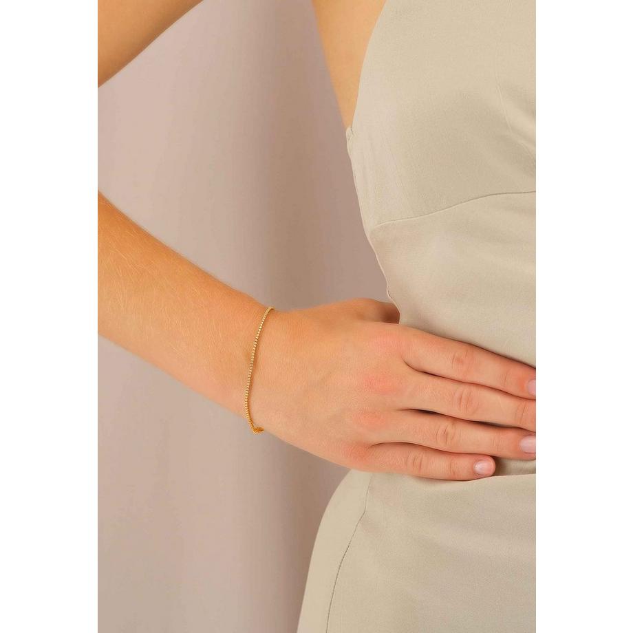 MUAU Schmuck  Bracelet Rotgold 750 Brillanten 0.60ct. 17cm 4-Griff-Fassung 