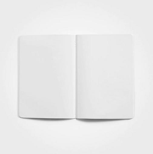 agood company Carnet de notes en papier de roche - A5, couverture souple, non ligné  