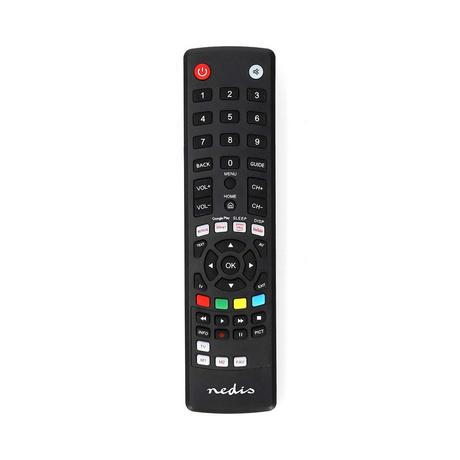 Nedis  Controllo telecomando universale | Pre -programmed | 1 dispositivo | Amazon Prime / Disney + Button / Google Pulsante / Pulsante Netflix / Pulsante YouTube | Infrarosso | Nero 