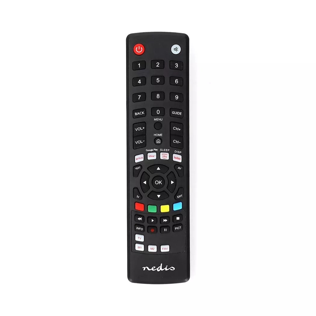 Nedis Replacement Universal Infrared Remote Control Amazon Prime / Disney+ / Google Play / Netflix / Youtube Button