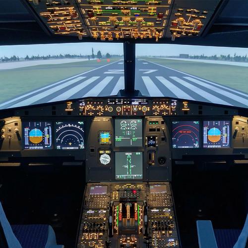 Geschenkidee  Flugsimulator Airbus A320 für 45 Minuten (für 1 Person) 