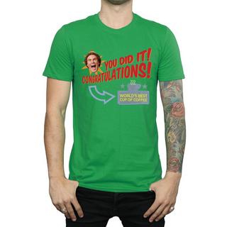 Elf T-Shirt World's Best Coffee  