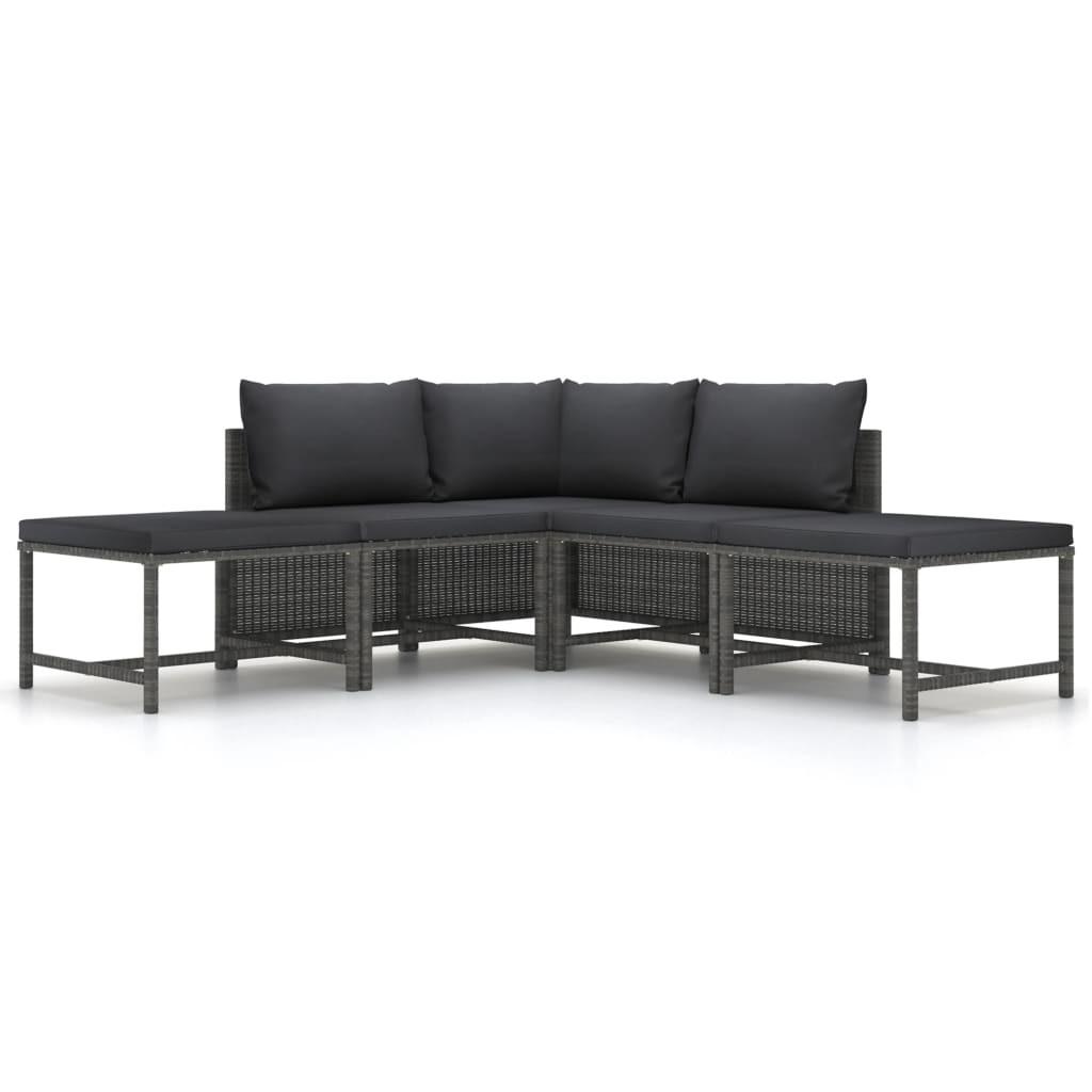 VidaXL Garten-sofa-set gewebe  