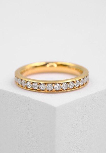 MUAU Schmuck  Mémoire Ring Diamant 1.00ct. Gelbgold 750 